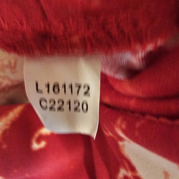 LuLaRoe Red White Star Print One Size OS Leggings Stretch - Picture 10 of 10